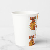 Gamer Level  Up Men T-shirt women Jean Jacket 紙コップ (右)