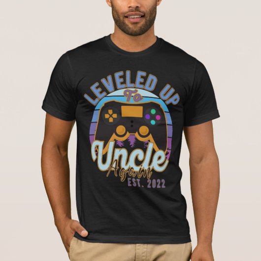 Gamer Leveled Up To Uncle Again Est. 2022 Uncle  Tシャツ (正面)