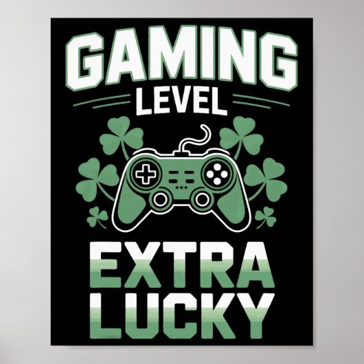 Gamer Life Gaming Level Extra Lucky For Console Fa ポスター (正面)