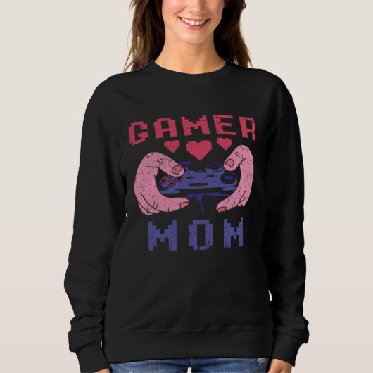 Gamer Mom Apparel Womens Video Game スウェットシャツ (正面)