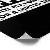 Gamer Offline Enjoy My Presence Time Men Boys Kids ポスター (角)