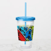 Gamer Pattern Acrylic Tumbler アクリルタンブラー (右)