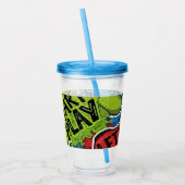 Gamer Pattern Acrylic Tumbler アクリルタンブラー (左)