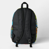 Gamer Pattern Backpack プリントバックパック (裏面)