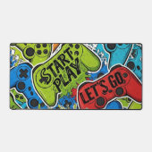 Gamer Pattern Desk Mat デスクマット (正面)