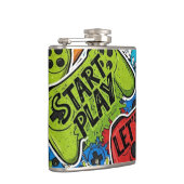 Gamer Pattern Flask フラスク (右)