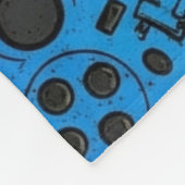 Gamer Pattern Fleece Blanket フリースブランケット (角)