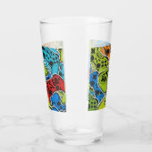 Gamer Pattern Glass Cup タンブラーグラス (右)