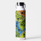 Gamer Pattern Insulated Bottle ウォーターボトル (正面)
