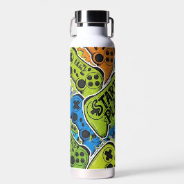 Gamer Pattern Insulated Bottle ウォーターボトル