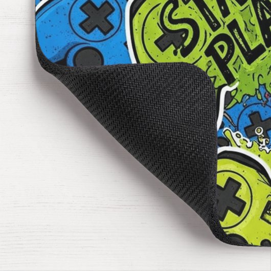 Gamer Pattern Mousepad マウスパッド (コーナー)