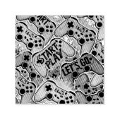 Gamer Pattern Self Inking Rubber Stamp セルフインキングスタンプ (デザイン)