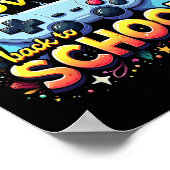 Gamer Pixel Game Over Student Back To School  ポスター (角)