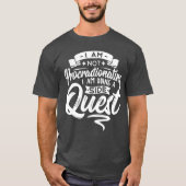 Gamer Procrastinating Doing A Side Quest Procrasti Tシャツ (正面)