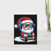 Gamer Santa Video Game Christmas Gaming  カード (正面)