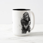 Gamer Skeleton  ツートーンマグカップ (正面右)