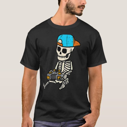 Gamer Skeleton Halloween Costume Boys Men Kids You Tシャツ (正面)