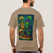 “Gamer Till The Grave – Skull Gaming T-Shirt” Tシャツ (裏面)