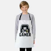 Gamer : un design original et ludique エプロン (着用した状態)