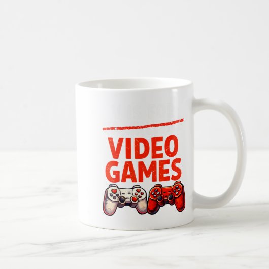 Gamer Valentine V Is For Video Games Valentines Da コーヒーマグカップ (右)