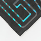 Gamer With Controller フリースブランケット (角)