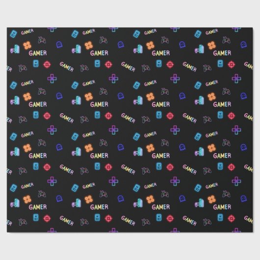 Gamer Wrapping Paper ラッピングペーパー (シーム)