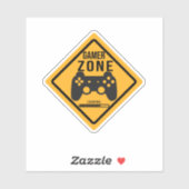 Gamer Zone Sign シール (シート)