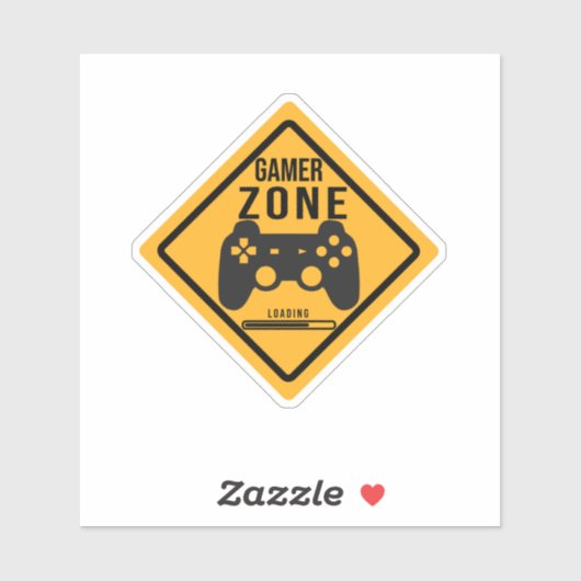 Gamer Zone Sign シール (シート)