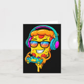 Gamer Zza Slice Video Gaming Boy Enthusiast Gamer  カード (正面)