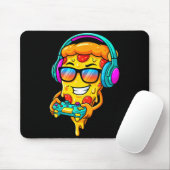 Gamer Zza Slice Video Gaming Boy Enthusiast Gamer マウスパッド (マウス)