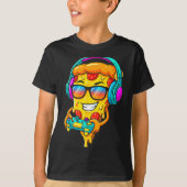 Gamer Zza Slice Video Gaming Boy Enthusiast Gamer Tシャツ (正面)