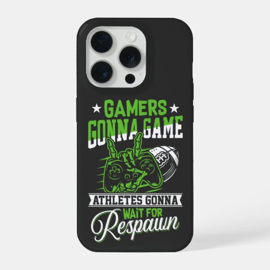 Gamers Gonna Game Sports Gaming iPhoneケース (裏面)