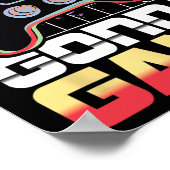 Gamers Gonna Game Video Game Player Gaming Funny ポスター (角)