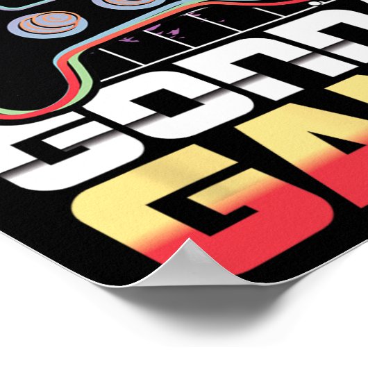 Gamers Gonna Game Video Game Player Gaming Funny ポスター (角)