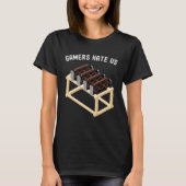 Gamers Hate Us Crypto  Miner Gear Cryptocurrency Tシャツ (正面)