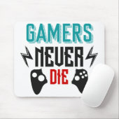Gamers never die gaming マウスパッド (マウス)