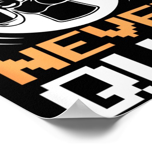 Gamers Never Quit Funny Gaming Quotes Gift For Gam ポスター (角)