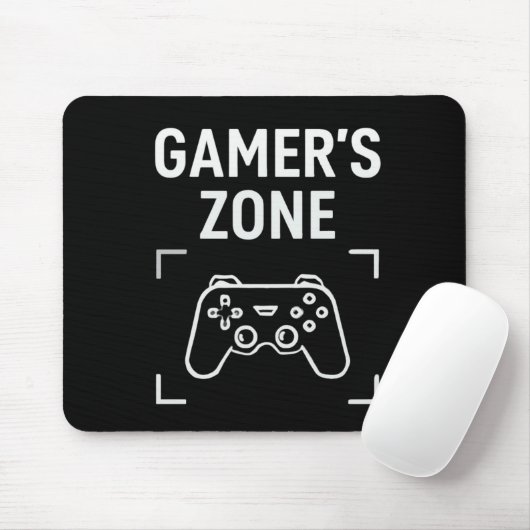 GAMER'S ZONE ミニマリスト ゲーミング マウスパッド (マウス)