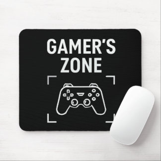 GAMER'S ZONE Minimalist Gaming MousePad マウスパッド