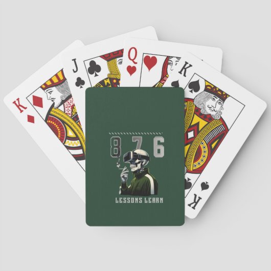Games 876 LESSONS LEARN Classic Playing Cards トランプ (裏面)