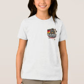 Games Germany T-Shirt – Zeig deinen Gaming-Style! トライブレンドＴシャツ (正面)