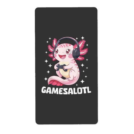 Gamesalotl アホロートル ゲーミング ラベル (正面)