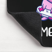 Gamesalotl Axolotl Cute Playing Video Game  マウスパッド (コーナー)