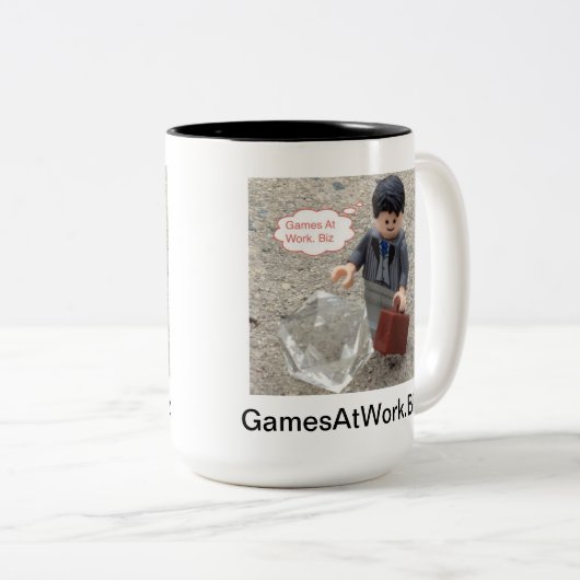 GamesAtWork.Bizのクラシックのマグ ツートーンマグカップ (正面右)