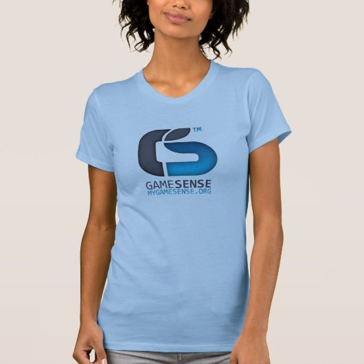 GameSenseの女性のタンクトップのTシャツの紫色のカスタム#1 Tシャツ (正面)