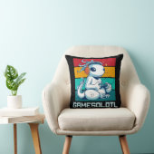 GamesolotlかわいいAxolotlビデオゲーマーかわいいアニメB クッション (椅子)