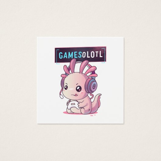 Gamesolotl - ウーパールーパーゲーマー (正面)