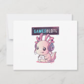 Gamesolotl - ウーパールーパーゲーマー 招待状 (裏面)