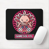 Gamesolotl AxolotlかわいいかわいいアニメゲームキッズB マウスパッド (マウス)