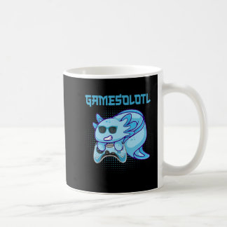 Gamesolotl AxolotlビデオゲーマーかわいいアニメキッズB コーヒーマグカップ